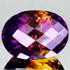 50.57 Ct. Clean Oval Checkerboard Bi Color Ametrine