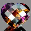 35.22 Ct. Clean Hydrothermal Bi Color Ametrine Unheated