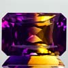 44.33 Ct. Clean Hydrothermal Bi Color Ametrine Unheated