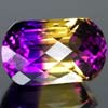 26.49 Ct. Clean Hydrothermal Bi Color Ametrine Unheated