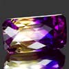 26.70 Ct. Octagon Checkerboard Hydrothermal Bi Color Ametrine IF