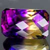 34.57 Ct Checkerboard Hydrothermal Bi Color Ametrine IF
