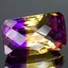 29.81 Ct. Clean Hydrothermal Bi Color Ametrine Unheated