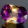 34.55 Ct. Clean Hydrothermal Bi Color Ametrine Unheated