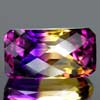23.83 Ct Checkerboard Hydrothermal Bi Color Ametrine IF
