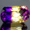 25.84 Ct. Clean Hydrothermal Bi Color Ametrine Unheated