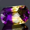 28.24 Ct. Hydrothermal Bi Color Ametrine Unheated Gem