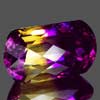 33.81 Ct. Fancy Checkerboard Bi Color Ametrine Brazil