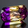 28.34 Ct. Hydrothermal Bi Color Ametrine Unheated Gem