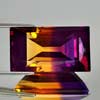 30.59 Ct. Clean Baguette Hydrothermal Bi Color Ametrine