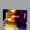 26.77 Ct. Clean Baguette Hydrothermal Bi Color Ametrine
