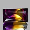 33.40 Ct. Clean Baguette Hydrothermal Bi Color Ametrine