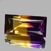 23.78 Ct. Clean Baguette Hydrothermal Bi Color Ametrine