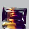 33.31 Ct. Clean Baguette Hydrothermal Bi Color Ametrine