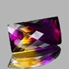 28.94 Ct. Clean Baguette Checkerboard Bi Color Ametrine