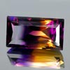 32.38 Ct. Clean Baguette Hydrothermal Bi Color Ametrine