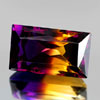 39.47 Ct. Clean Baguette Hydrothermal Bi Color Ametrine