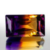 32.65 Ct. Clean Baguette Hydrothermal Bi Color Ametrine