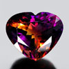 41.44 Ct. Clean Heart Hydrothermal Bi Color Ametrine