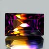 34.99 Ct. Clean Baguette Hydrothermal Bi Color Ametrine