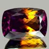 39.76 Ct. Clean Cushion Hydrothermal Bi Color Ametrine