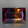 Unheated 39.07 Ct. Clean Hydrothermal Bi Color Ametrine Baguette