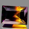 42.06 Ct. Clean Baguette Hydrothermal Bi Color Ametrine