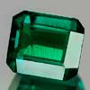 1.57 Ct. VVS Octagon Green Emerald Created Gem Russia