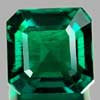 1.50 Ct. VVS Octagon Green Emerald Created Russia