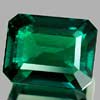 2.37 Ct. VVS Octagon Green Emerald Created Russia