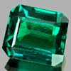 1.95 Ct. VVS Octagon Green Emerald Created Russia