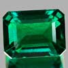 1.88 Ct. VVS Octagon Green Emerald Created Russia