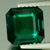 Unheated 2.15 Ct. VVS Green Emerald Created Gem Russia