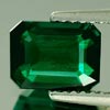 Unheated 1.79 Ct. VVS Green Emerald Created Russia