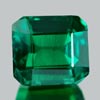 1.50 Ct. VVS Octagon Green Emerald Created Russia