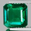 2.42 Ct. VVS Octagon Green Emerald Created Russia