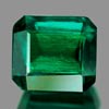 2.40 Ct. VVS Octagon Green Emerald Created Gem Russia