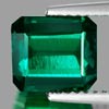 1.96 Ct. VVS Octagon Green Emerald Created Russia