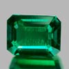 1.86 Ct. VVS Octagon Green Emerald Created Russia