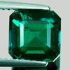 2.08 Ct. Ravishing Green Emerald Created Octagon Shape Unheated