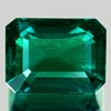 1.83 Ct. Vivid Green Emerald Created Octagon Shape Unheated