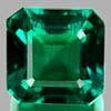 1.62 Ct. VVS Octagon Green Emerald Created Russia