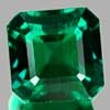 1.43 Ct. Alluring Octagon Shape Green Emerald Created Unheated
