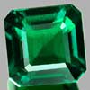1.62 Ct. VVS Octagon Green Emerald Created Russia