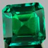 1.28 Ct. VVS Octagon Green Emerald Created Russia