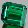2.08 Ct. VVS Octagon Green Emerald Created Russia