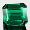 1.78 Ct. VVS Octagon Green Emerald Created Russia