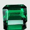 1.82 Ct. VVS Octagon Green Emerald Created Russia