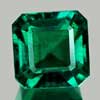 1.37 Ct. VVS Octagon Green Emerald Created Russia