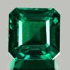 1.67 Ct. VVS Octagon Green Emerald Created Russia